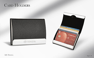 CARD HOLDERS 321