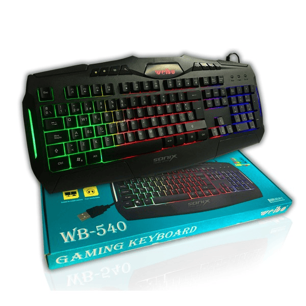 Backlit Gamer Keyboard Weibo Brand WB-540