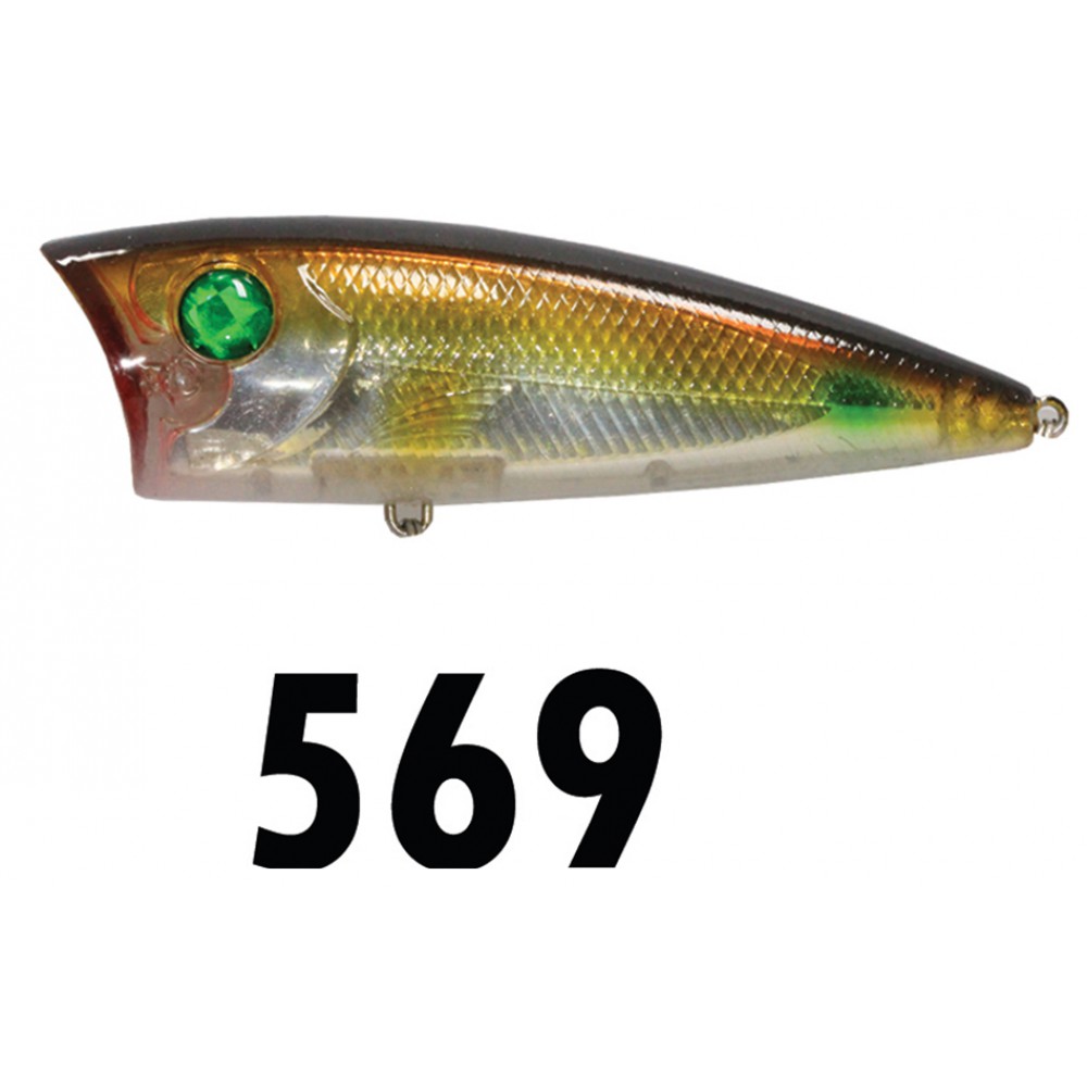 WEEBASS LURE (เหยื่อปลั๊ก) - รุ่น WBAQA70 POPPER 70mm/10.5g (569)