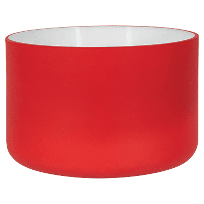 Red/White Silicone Water Bottle Boot for 12 and 20 oz. Water Bottles