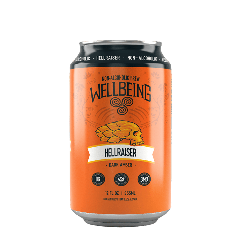 NOW IN 12oz!! Hellraiser Dark Amber (NA Beer) | Case of 24