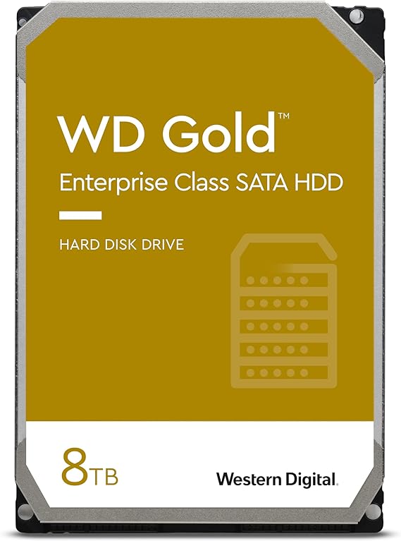 WD Gold Enterprise Class Hard Drive 8TB, 256MB, 7200rpm - WD8004FRYZ