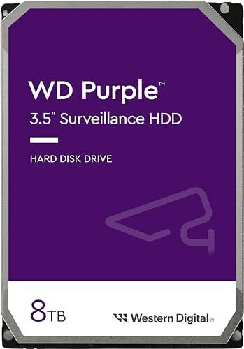 WD Purple Surveillance Hard Drive 14TB, 512MB - WD140PURZ