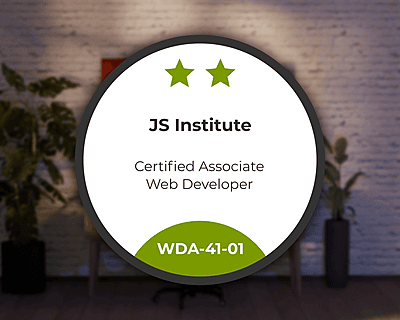 Discount WDA – Certified Associate Web Developer Exam Voucher