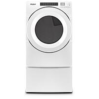 Whirlpool® WED5620HW 7.4 cu. ft. ENERGY STAR® Front Load Electric Dryer with Intuitive Touch Controls