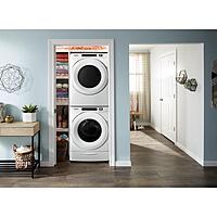 Whirlpool® WED5620HW 7.4 cu. ft. ENERGY STAR® Front Load Electric Dryer with Intuitive Touch Controls