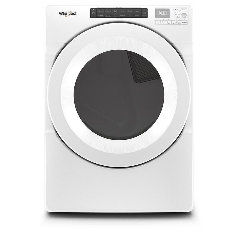 Whirlpool® WED5620HW 7.4 cu. ft. ENERGY STAR® Front Load Electric Dryer with Intuitive Touch Controls