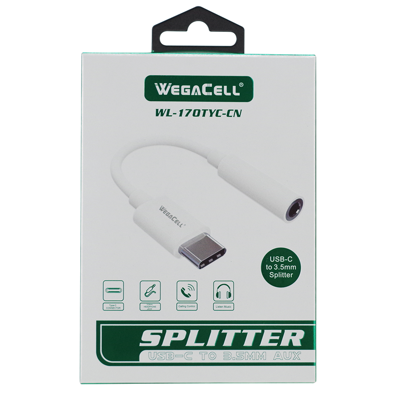 WEGACELL AUX-TYPE C CONNECTOR CABLE