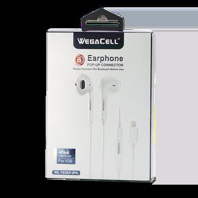 WEGACELL:IPHONE JACK EARPHONES