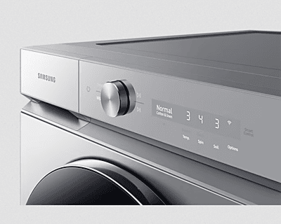 Samsung 6.1 cuft Bespoke HE FL Steam Washer AI SS