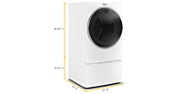 Whirlpool® WFP2715HW 15.5" Pedestal for Front Load Washer and Dryer with Storage