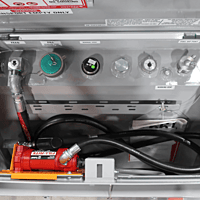 FUEL CUBE WESTERN GLOBAL 500GALLON DOUBLE WALL STATIONARY STORAGE TANK INCLUDING FILL RITE 110V FUEL TRANSFER PUMP AND AUTOMATIC NOZZLE