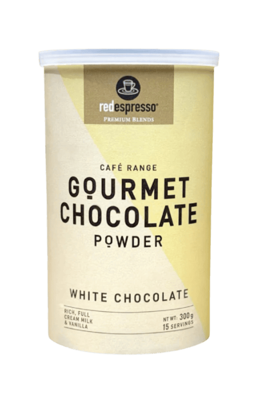 Gourmet white hot chocolate tin 300g