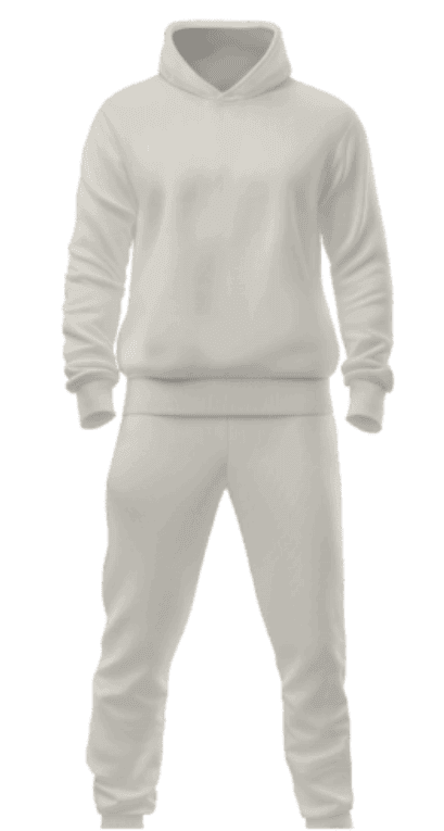 300gsm polycotton Plain MensTracksuit Two-Piece