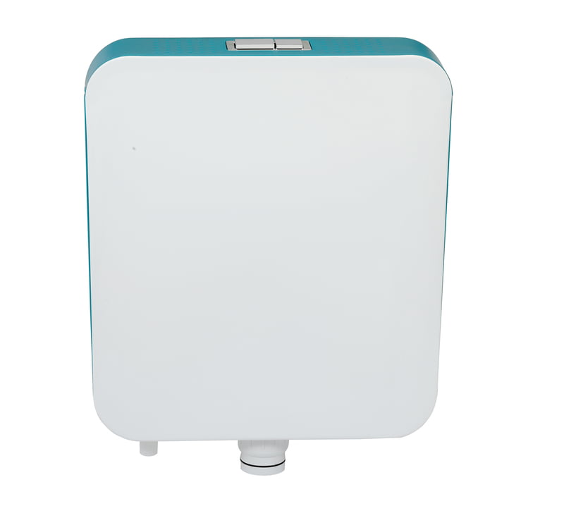 PVC FLUSH TANK CISTERN WHITE AND OCEAN GREEN DUAL FLUSH TANK PEFLUSHJ0026 PVC FLUSH TANK CISTERN WHITE AND OCEAN GREEN DUAL FLUSH TANK PEFLUSHJ0026