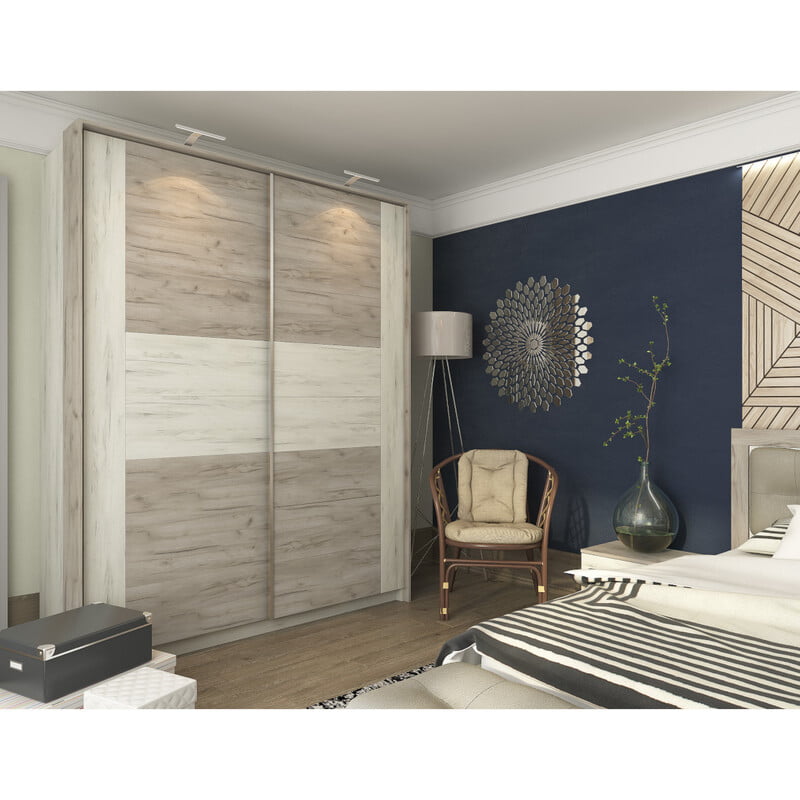 KRONODESIGN STANDARD-WHITE CRAFT OAK/3/4"/5x8FT