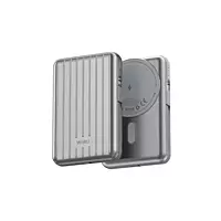 WIWU Trunk Series Magnetic Wireless Power Bank 10000mAh PP03 Silver