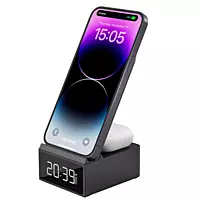 WIWU 3 in 1 wireless charger 15W W011 Grey