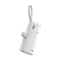 WIWU 2 in 1 capsule power bank W026 White 5000mAh