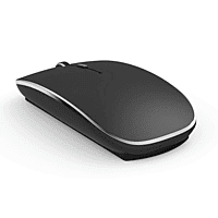 WiWU Wimic Lite Black Mouse WM101 Black ABS 450mAh Wireless Computer Dual
