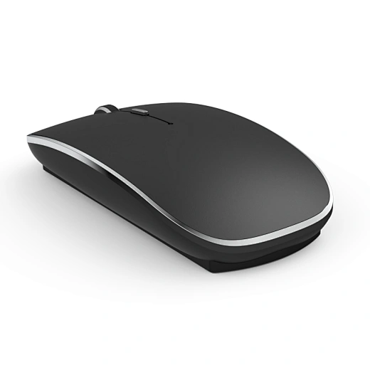 WiWU Wimic Lite Black Mouse WM101 Black ABS 450mAh Wireless Computer Dual