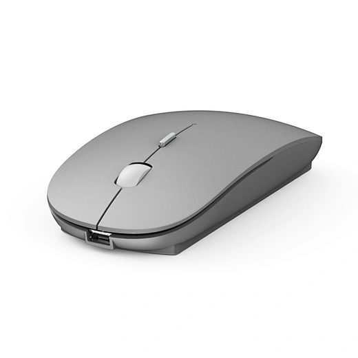 WiWU Wimic Lite Silver Mouse WM101 Black ABS 450mAh Wireless Computer Dual