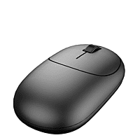 Wireless Black Mouse Rechargeable Computer Mouse Ergonomic RGB Backlight 2.4g