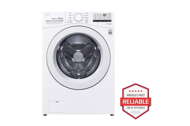 GE® GFW510SCVWW 4.6 cu. ft. Capacity Smart Front Load ENERGY STAR® Washer