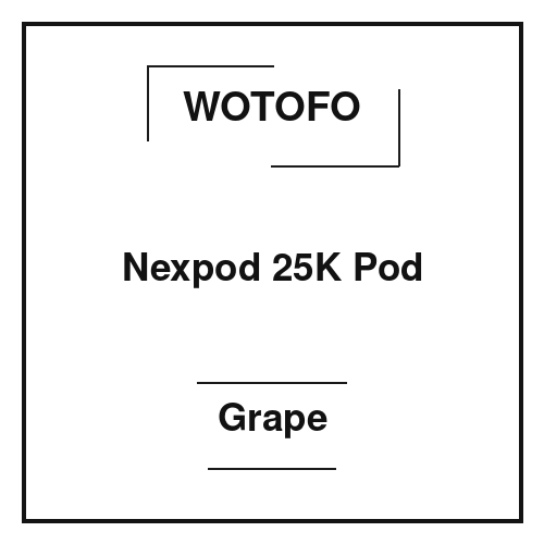 Wotofo Nexpod 25K Pod Grape