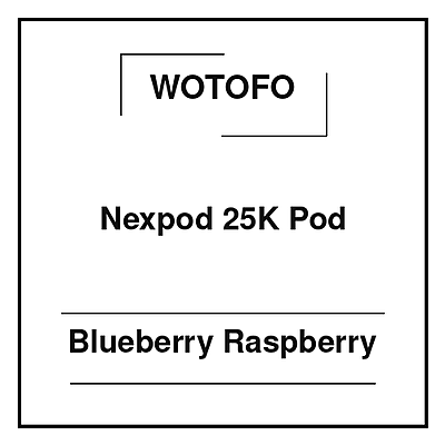 Wotofo Nexpod 25K Pod Blueberry Raspberry