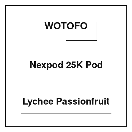 Wotofo Nexpod 25K Pod Lychee Passionfruit