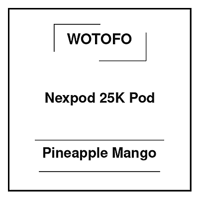 Wotofo Nexpod 25K Pod Pineapple Mango