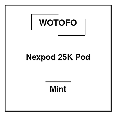 Wotofo Nexpod 25K Pod Mint