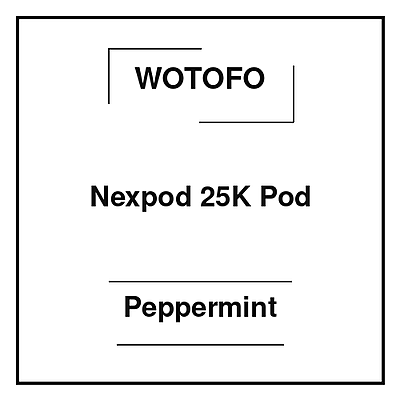 Wotofo Nexpod 25K Pod Peppermint