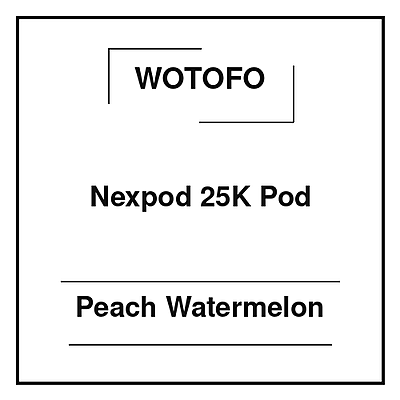 Wotofo Nexpod 25K Pod Peach Watermelon