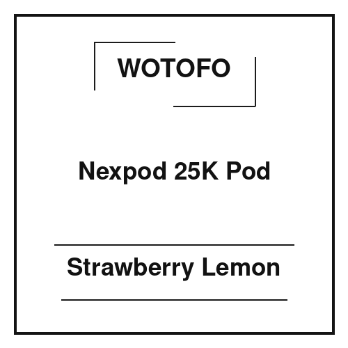 Wotofo Nexpod 25K Pod Strawberry Lemon