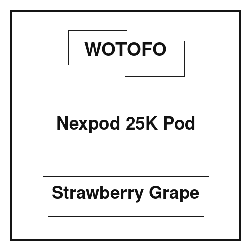 Wotofo Nexpod 25K Pod Strawberry Grape