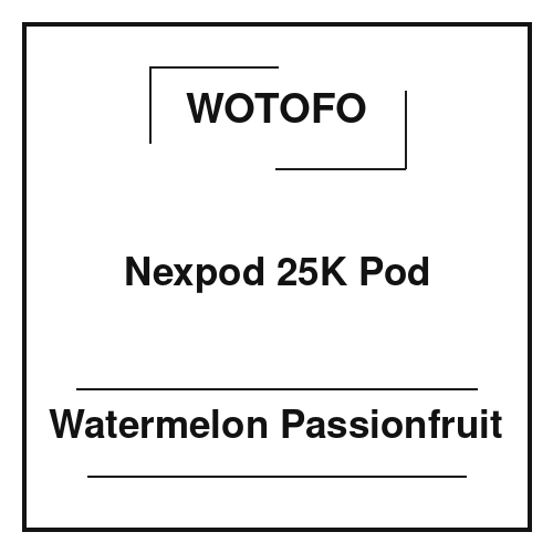 Wotofo Nexpod 25K Pod Watermelon Passionfruit