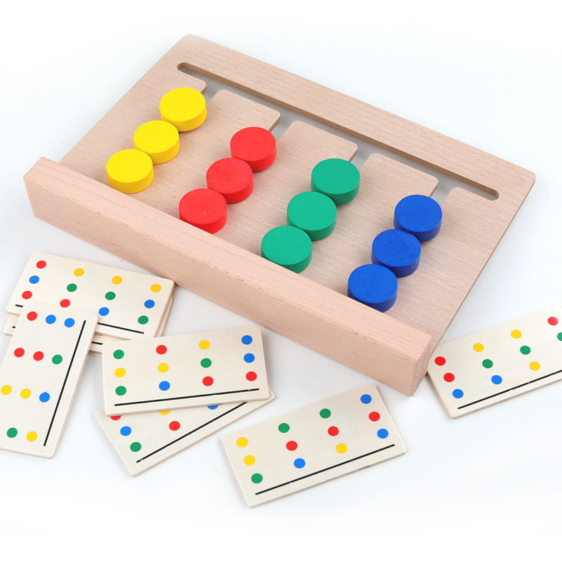 Wooden Intelligence Colour Game For Children