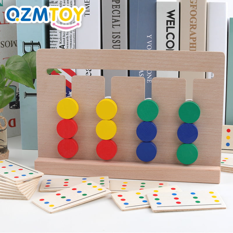 Wooden Intelligence Colour Game For Children