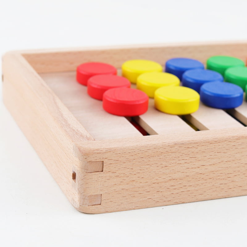 Wooden Intelligence Colour Game For Children