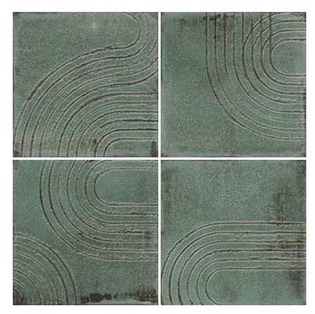 Faianta WOW, ENSO WABI GREEN 12.5X12.5