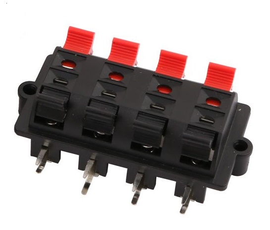 8 Way Spring Speaker - Receiver Terminal Block (WP8-03)