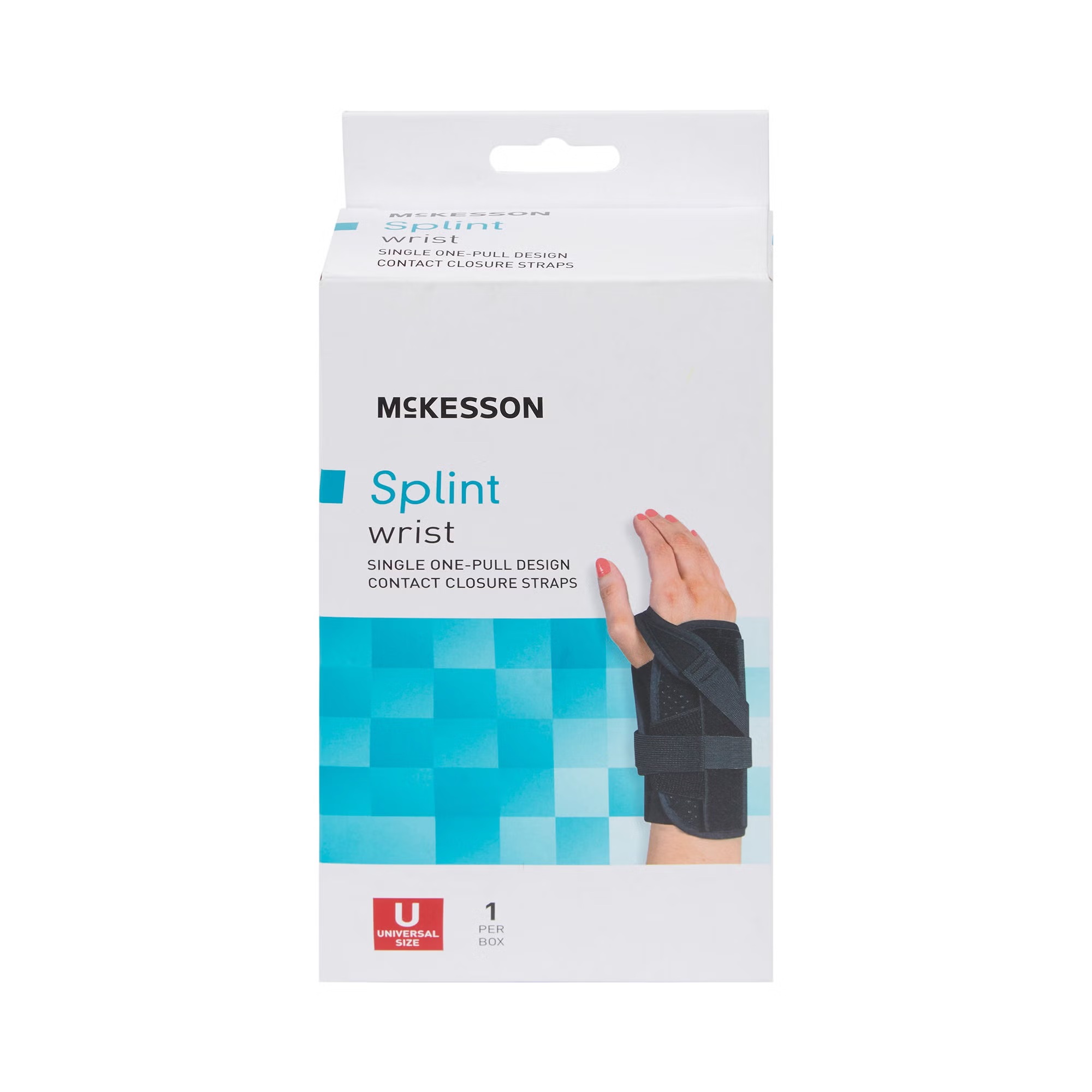 McKesson Wrist Brace, Foam / Nylon, One Size Fits Most, Left or Right Hand (EA)