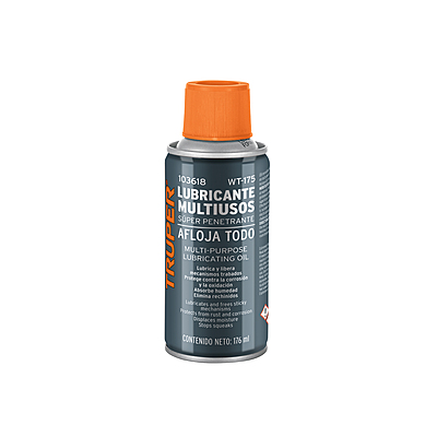 Lubricante multiusos en aerosol, 176ml (6oz), TRUPER, 103618 - WT-175