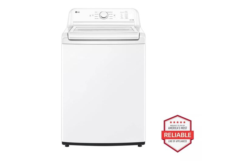 LG® WT6100CW 4.3 cu. ft. Ultra Large Capacity Top Load Washer with Impeller LG® WT6100CW 4.3 cu. ft. Ultra Large Capacity Top Load Washer with Impeller