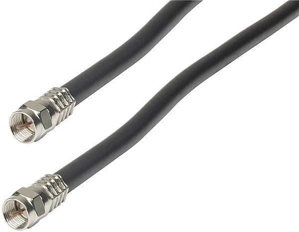 1.5m High Quality RG6 Quad Shield Cable with Crimped Connectors
