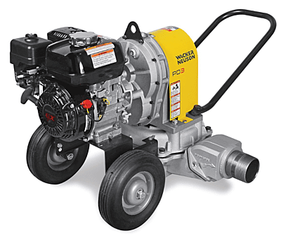 WACKER NEUSON PDT-3A DIAPHRAGM TRASH PUMP, 3"