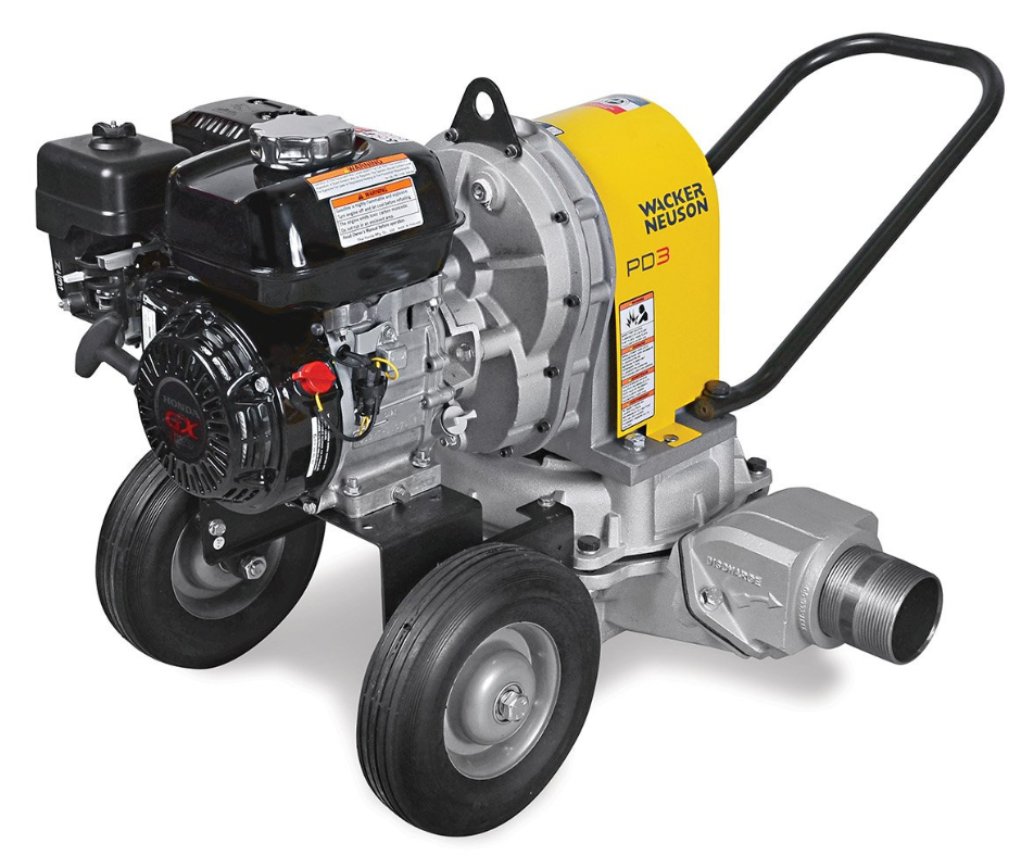 WACKER NEUSON PDT-3A DIAPHRAGM TRASH PUMP, 3" WACKER NEUSON PDT-3A DIAPHRAGM TRASH PUMP, 3"