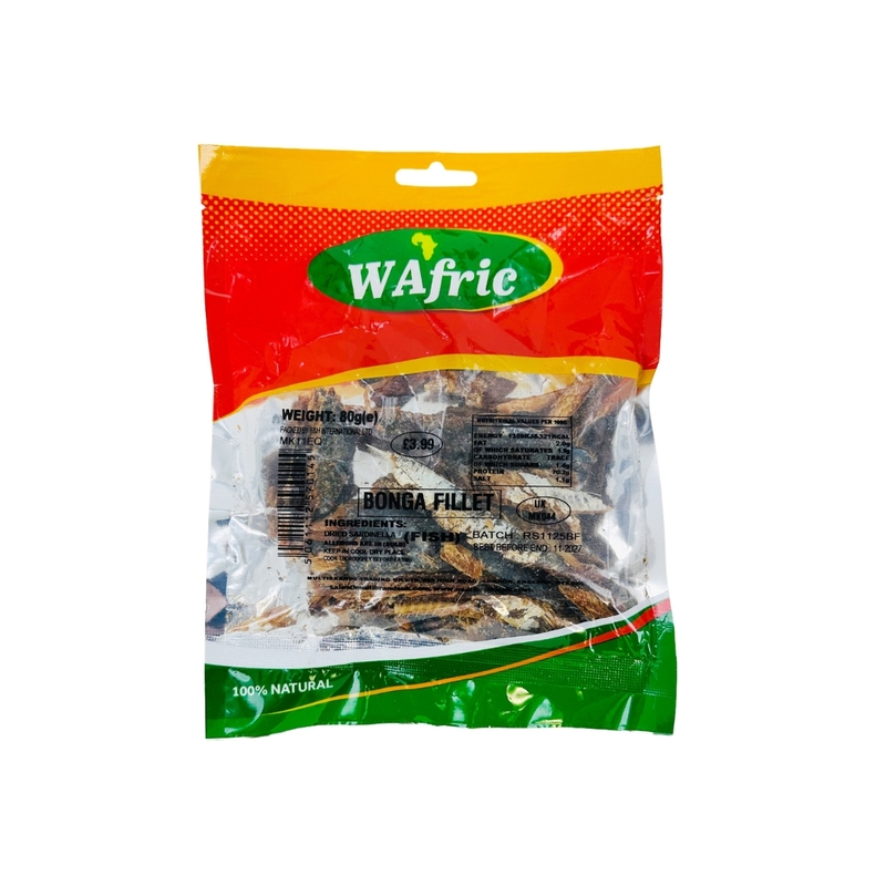 24980 Wafric Bonga Fillet 80g X 10